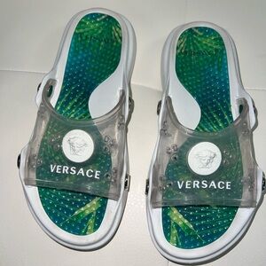 Versace Women’s Pool Slides. Sz 37.5
